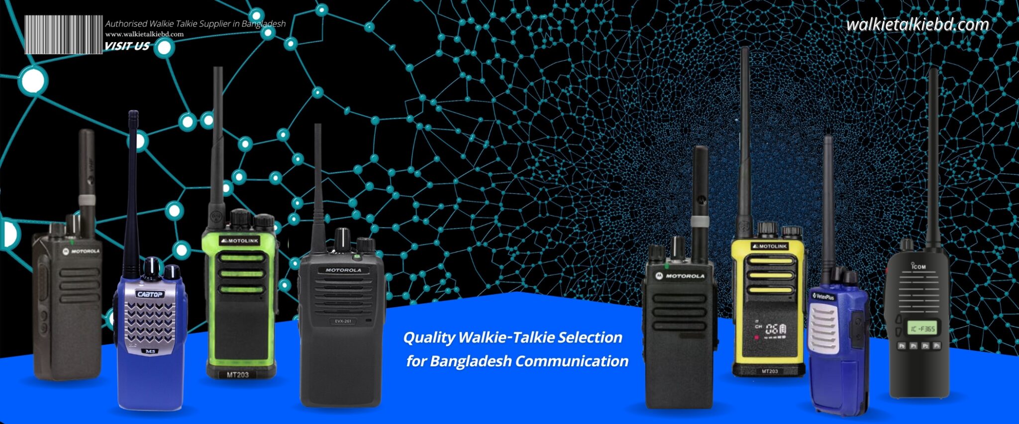 Walkie Talkie Price in BD Authorized Supplier